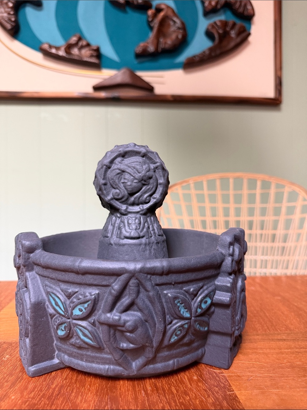 Jeff Granito Tikiland Trading - Calling all Spirits Haunted Mansion Tiki Mug